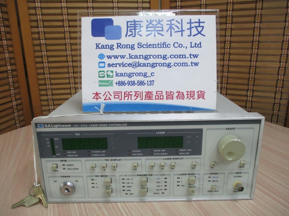 【Kang Rong Scientific】ILX Lightwave LDC3722 Laser Diode Controller