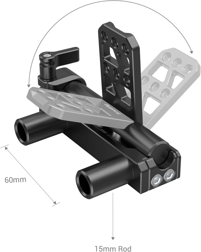 SmallRig Dual 15mm Rod Battery Hinge