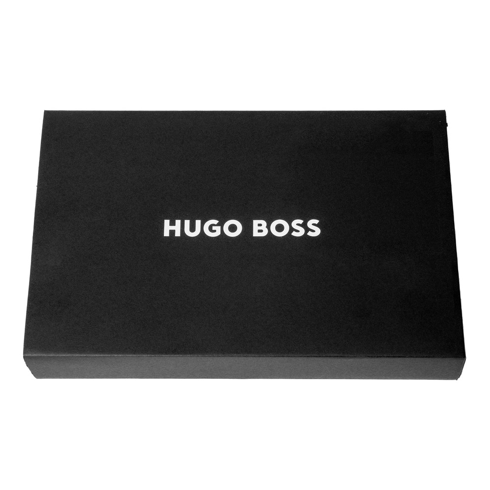 Hugo Boss Monogram Zipped Black Conference Folder A5