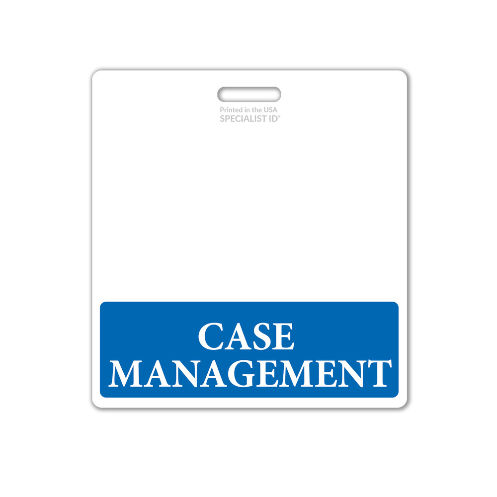 5 Pack - Case Management Badge Buddy Oversized Horizontal XL ID Badge Backer