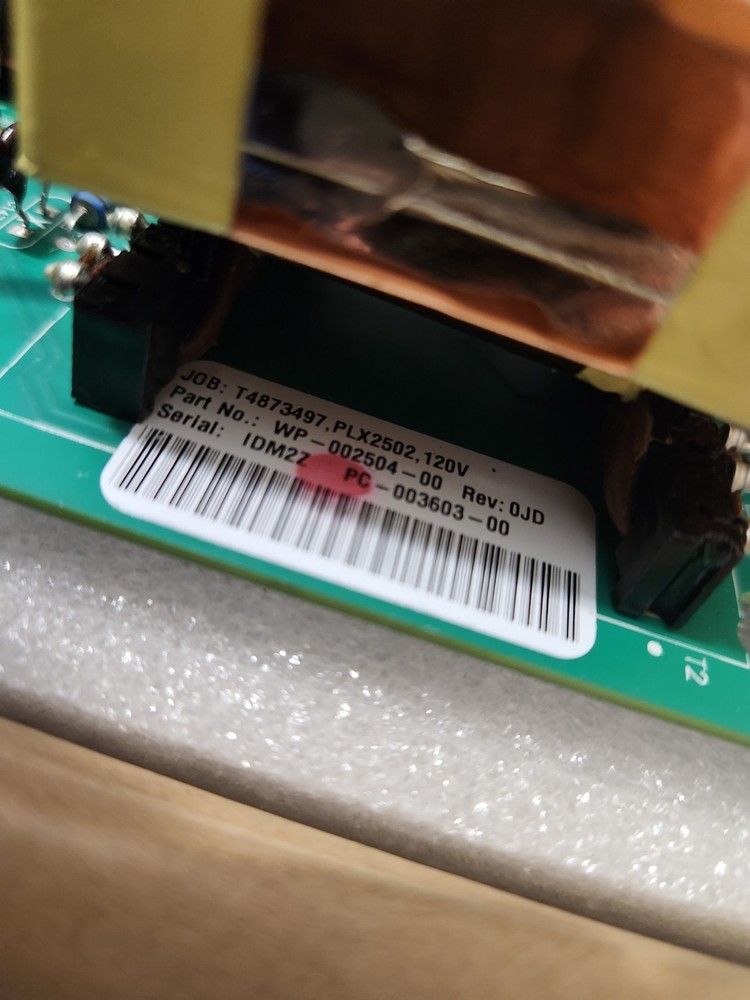 QSC PLX2502 Main board