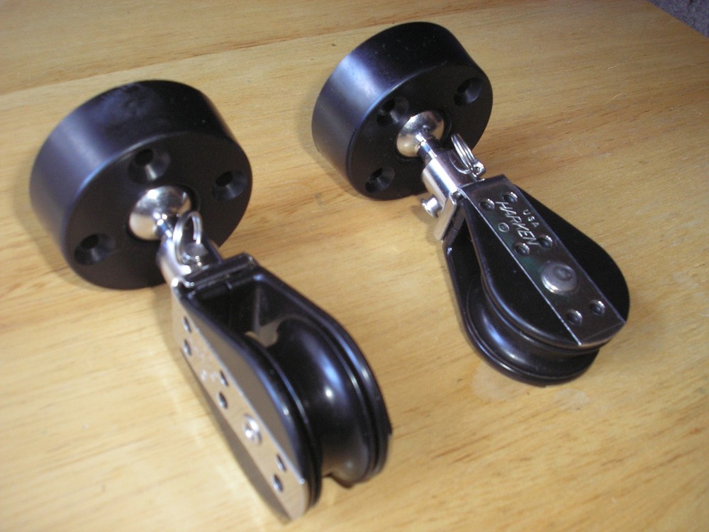 HARKEN SWIVEL BLOCKS WITH SWIVEL BASE - PAIR