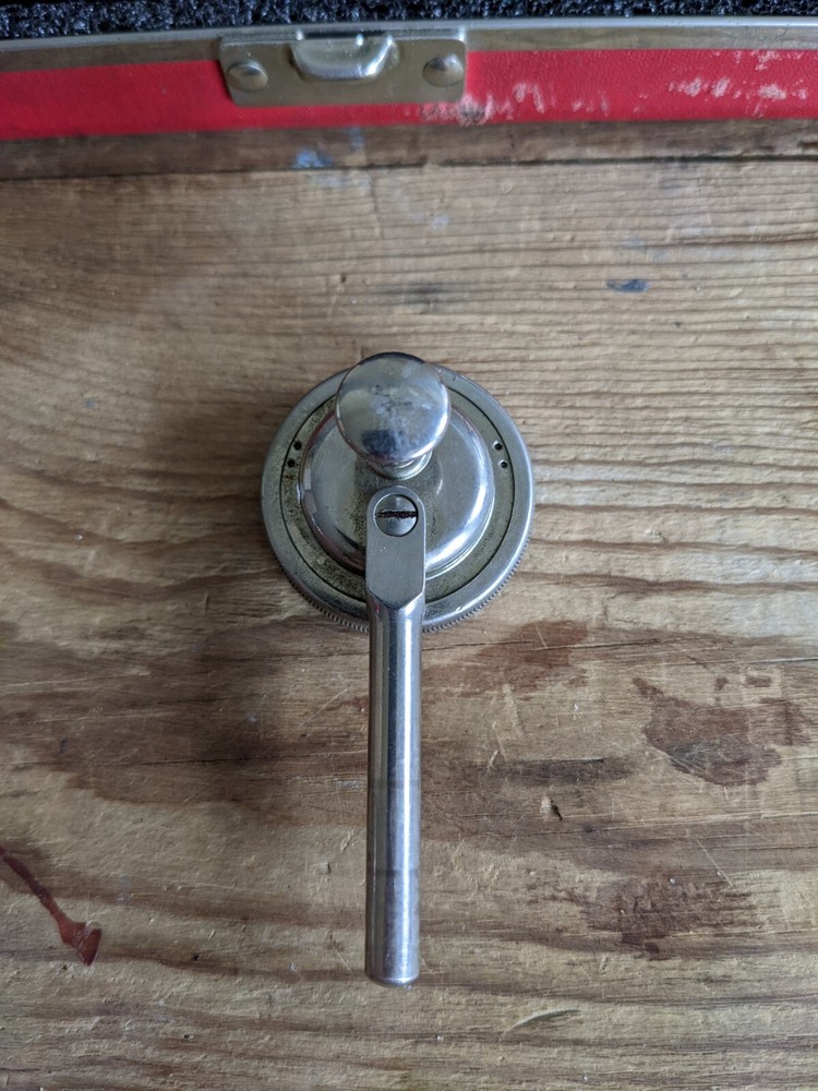 Vintage STARRETT 196 Dial Test Indicator Original Case/Box.