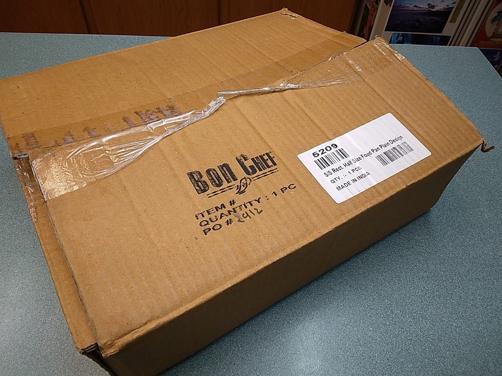 Bon Chef 5209 Stainless 3" Half Pan