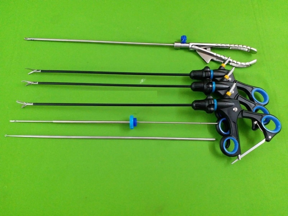 Laparoscopic Endotrainer Basic Training Set Needle Holder Surgical Instruments