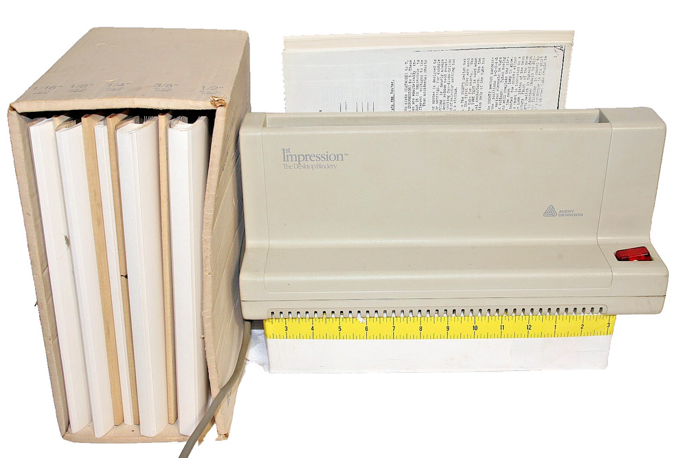 Avery Dennison 1st Impression The Desktop Bindery Thermal Book Binder