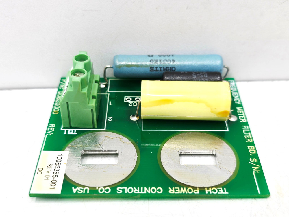D08G0000 TECH POWER CONTROL FREQUENCY METER FILTER BD 10055385-001