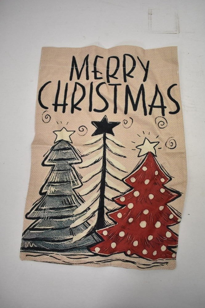 Merry Christmas Rectangular Throw Pillow Cover 18" x 12" Home Decor Holiday