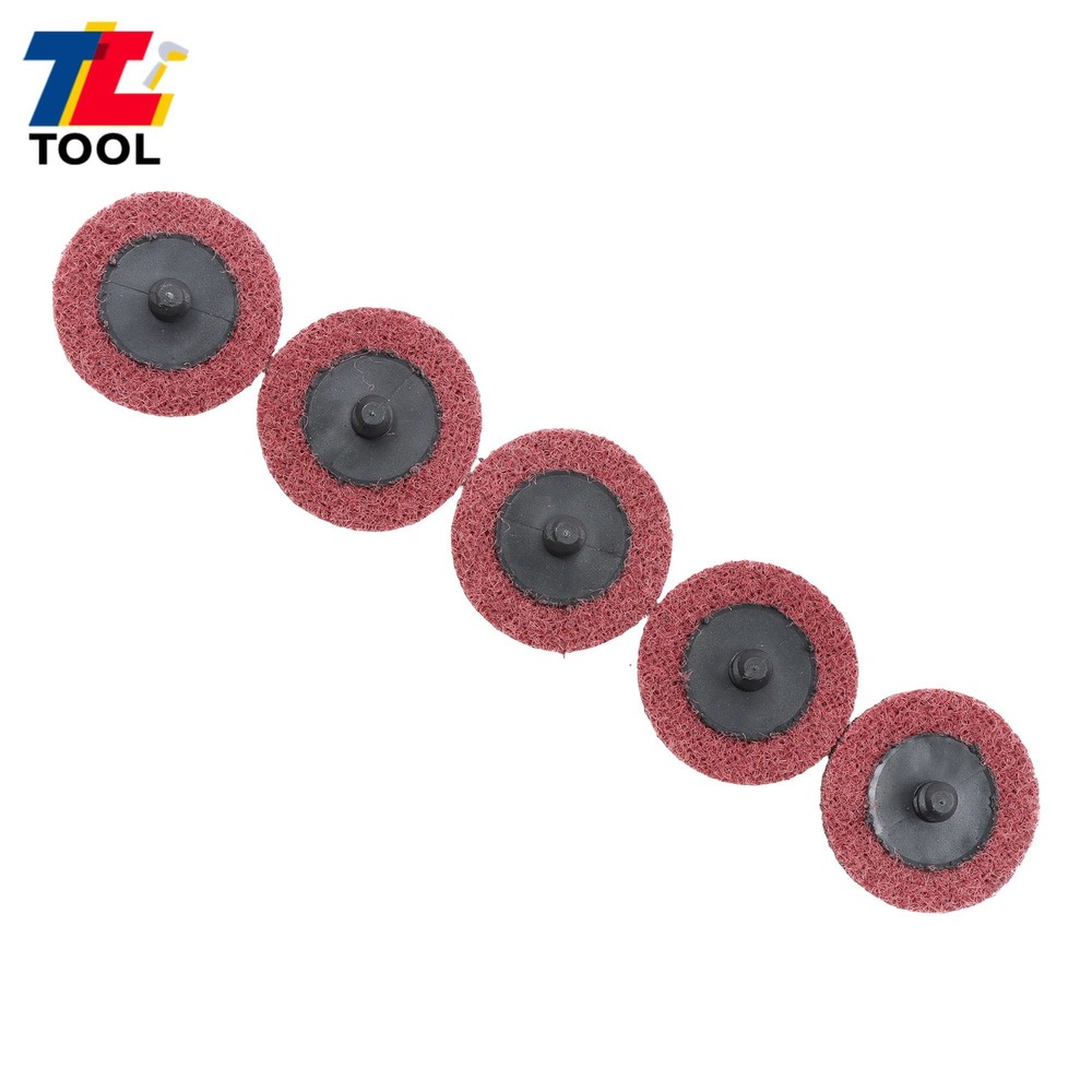 25 Pack Surface Conditioning Quick Change Discs 2" Red Medium Prep Pad Discs