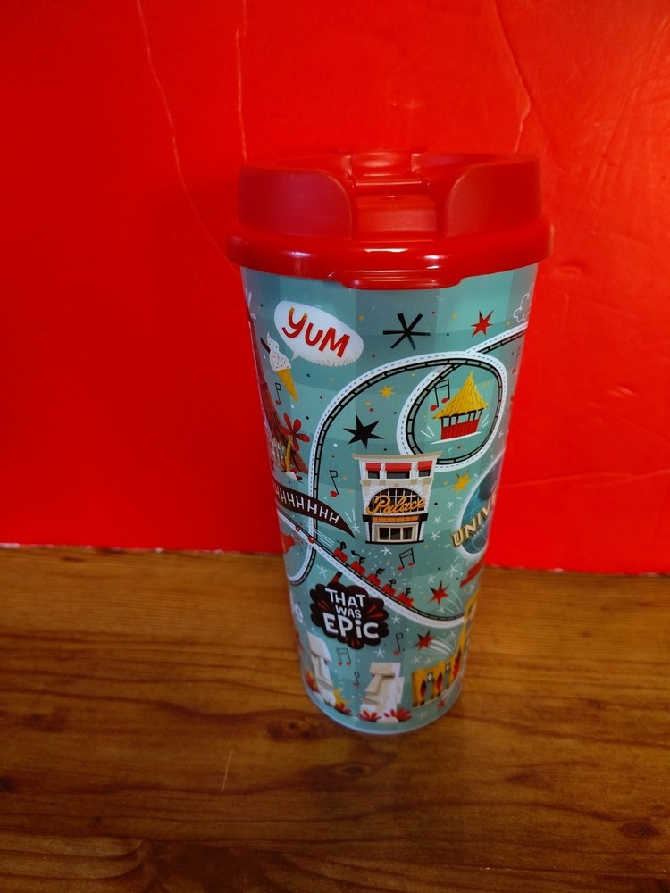 Universal Studios Orlando 2017 Whirley Travel Mug Coca-Cola Mug EUC