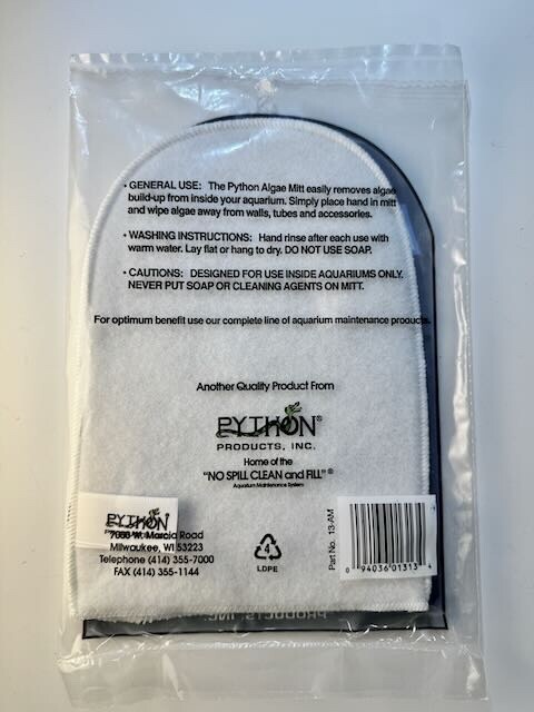 Python Algae Mitt Cloth for Aquarium