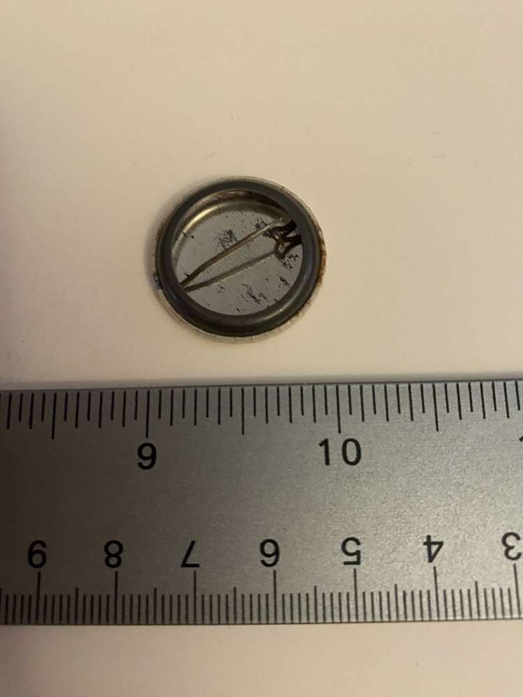 Ron Walsh Pin Back Button P92