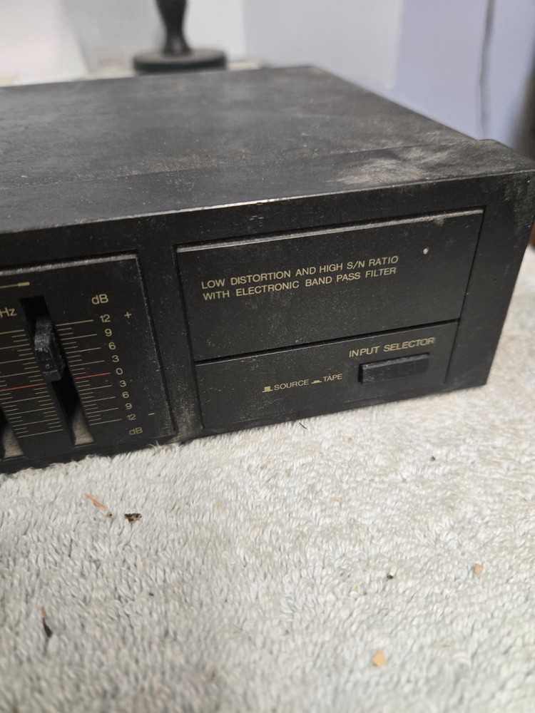 technics graphic equalizer, SH-8017, untested, parts only