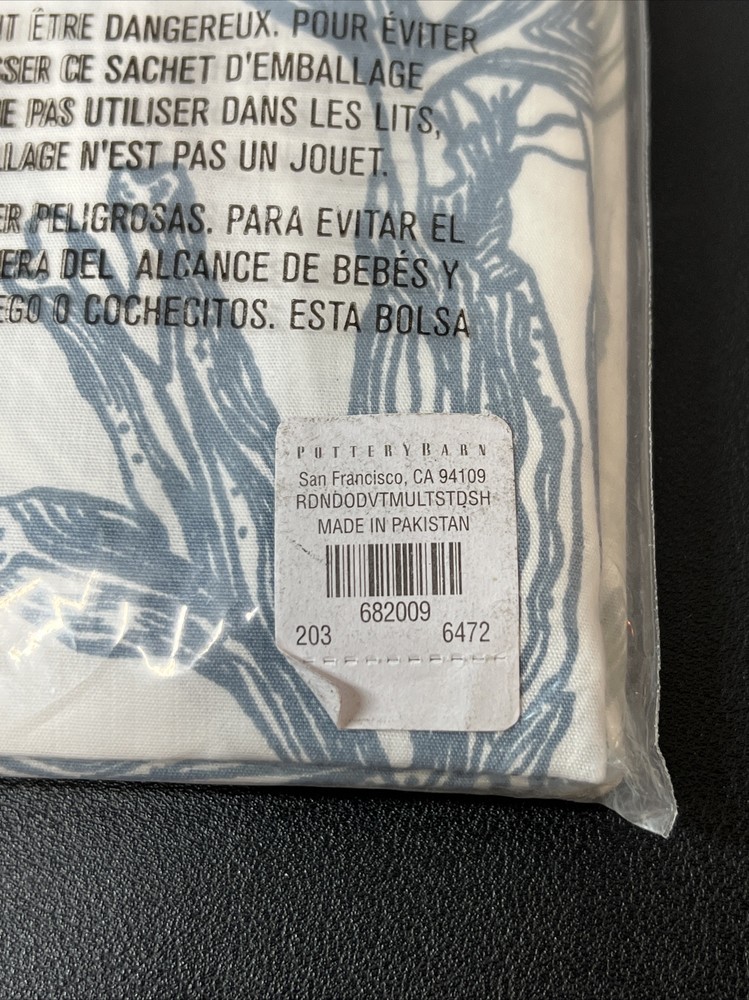 Pottery Barn Redondo Percale Standard Sham