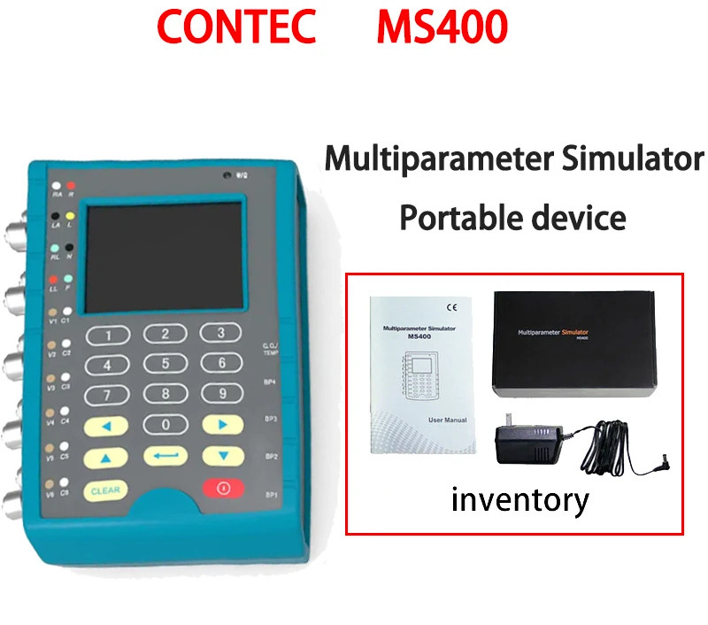 MS400 Multi Parameter Patient Simulator ECG IBP Temperature Touch Screen