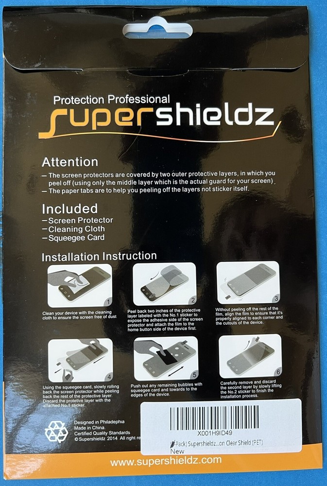 Professional High Quality Super Shieldz Lenovo Tab 4 8 Screen Protector