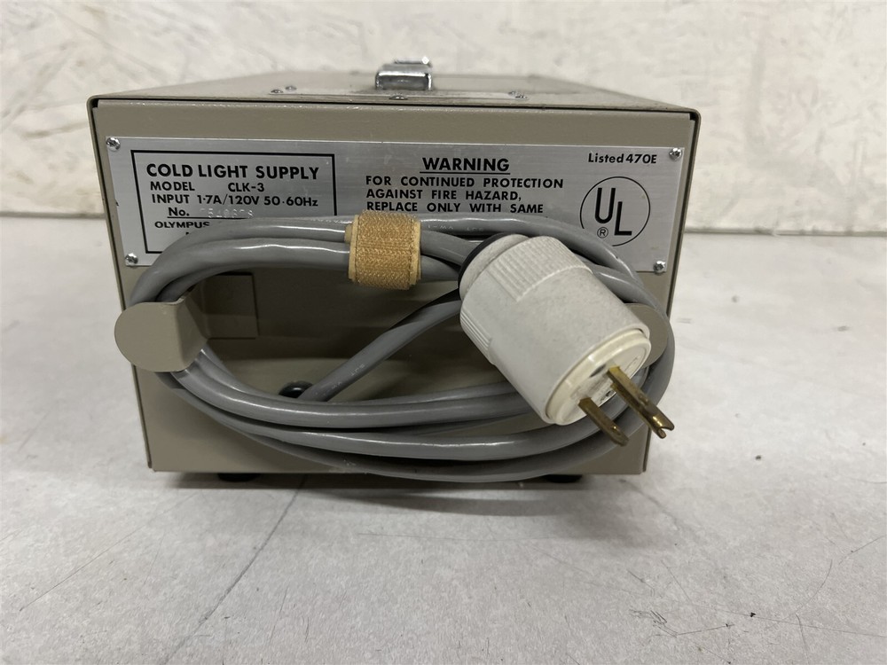 OLYMPUS CLK-3 COLD LIGHT SUPPLY ENDOSCOPY LIGHT SOURCE 7540678