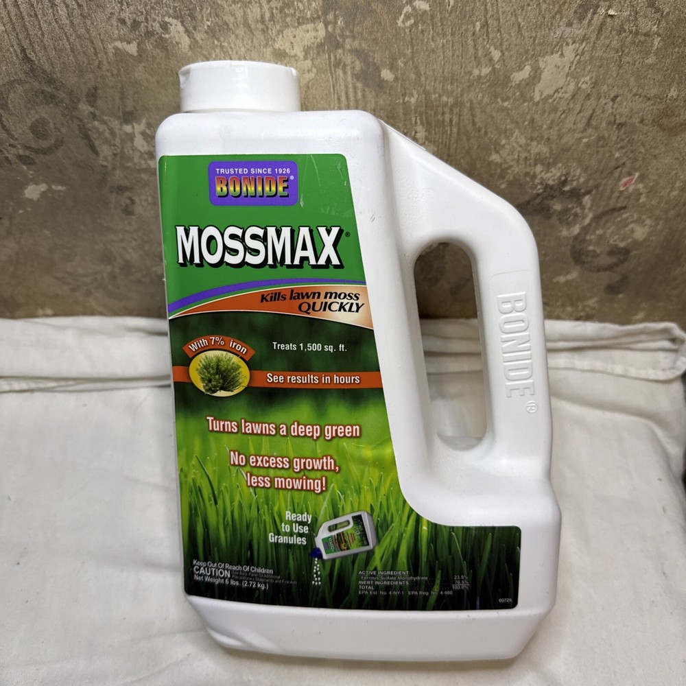 Bonide (BND60728) MossMax Lawn Granules, 6-Pound