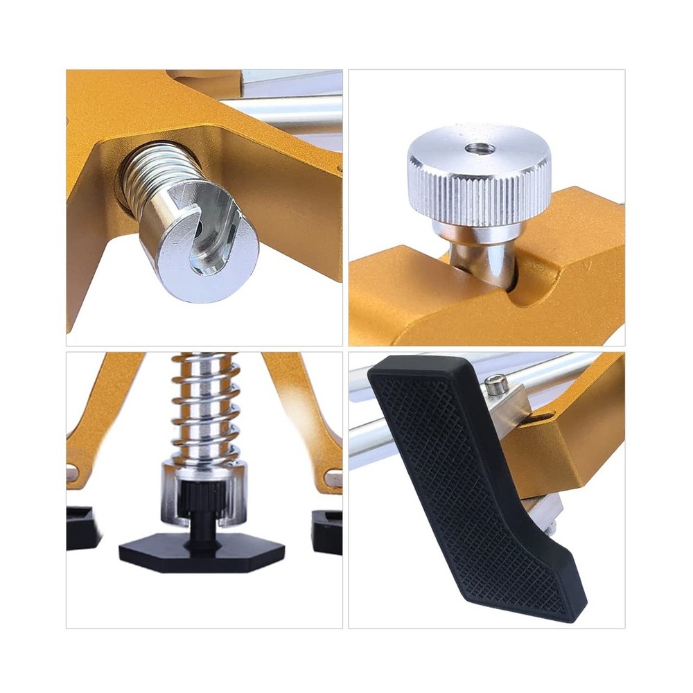Gliston Auto Dent Puller Kit - Adjustable Golden Dent Remover Tools Paintless...