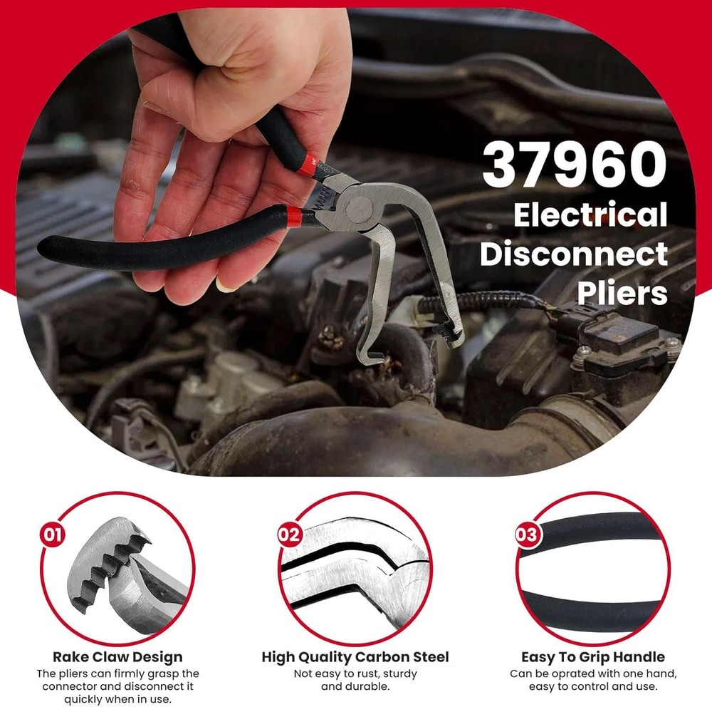Electrical Connection Pliers 60 Degree Disconnect Plier CV Black