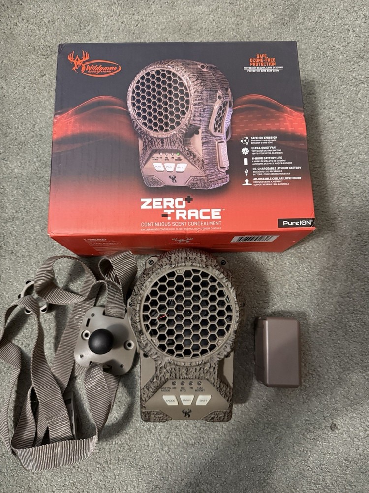 Wildgame Innovations Zero Trace Scent Control Device for Deer, Rechargeable