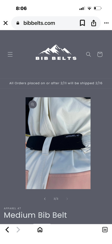 BIB BELT