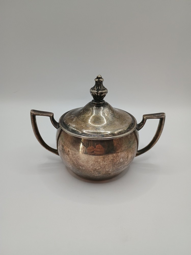 Vintage Silver Plated Oneida Silversmiths Sugar Container