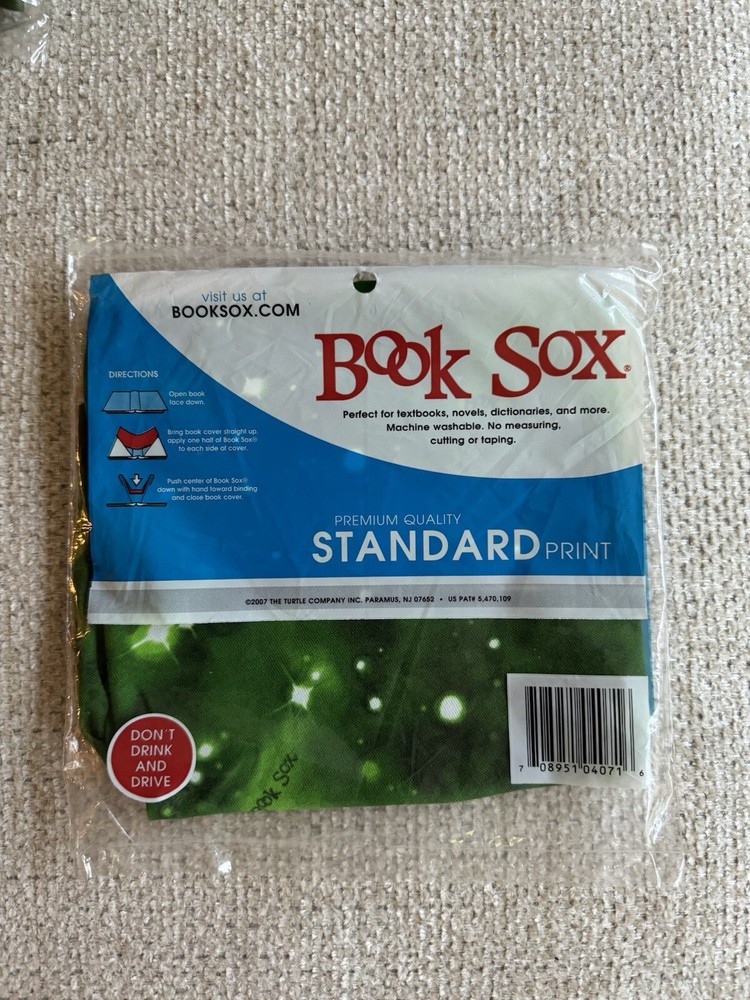 The Original BOOK SOX Book Covers - Two - NEW