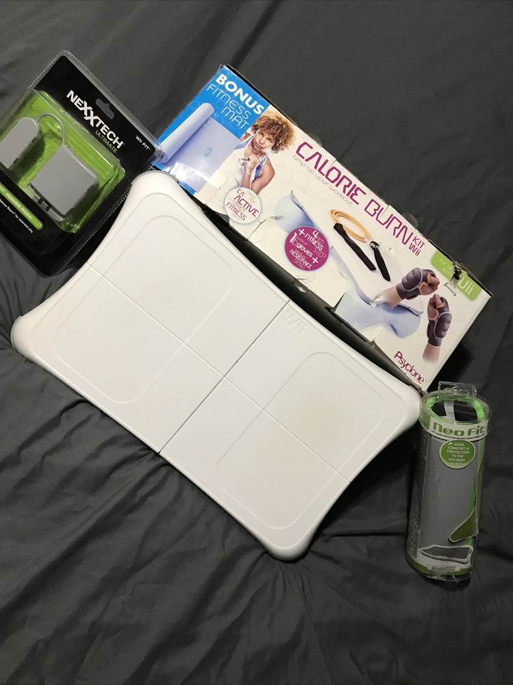 New wii Calorie Burn Kit and  balance board bundle