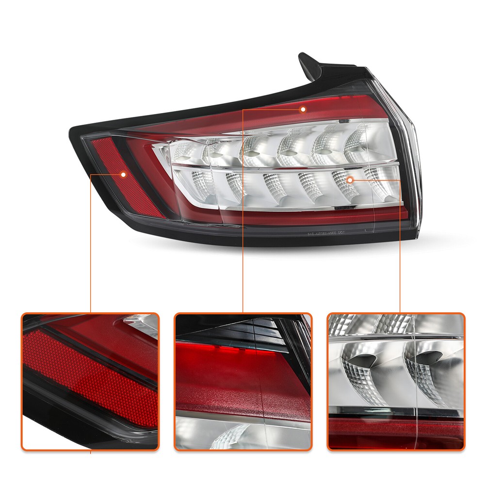 Taillight For Ford Edge 2015 2016 2017 2018 Rear Outer FULL LED Left Side