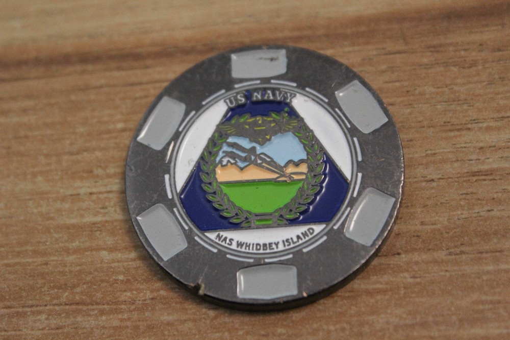 US Navy Nas Whideey Island Challenge Coin