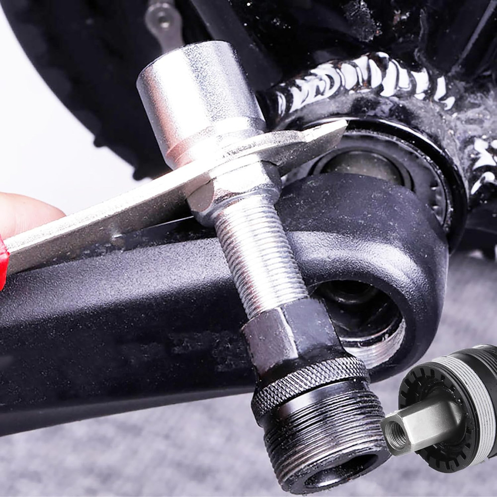 Bike Crank Removal Tool, Bicycle Crank Puller, Bottom Bracket Removal Tool for E