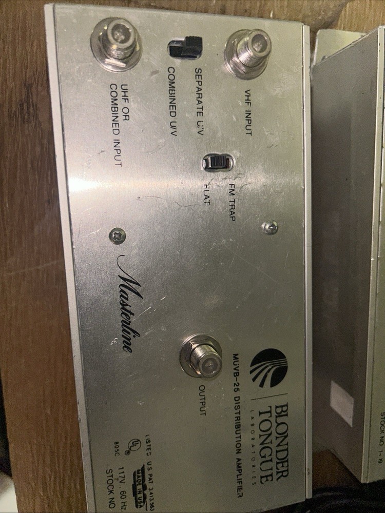 6 PCS. Masterline MUVE -25 Distribution Amplifier