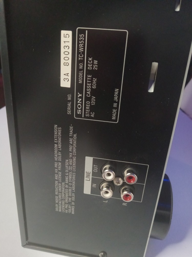 Sony Double Cassete Deck