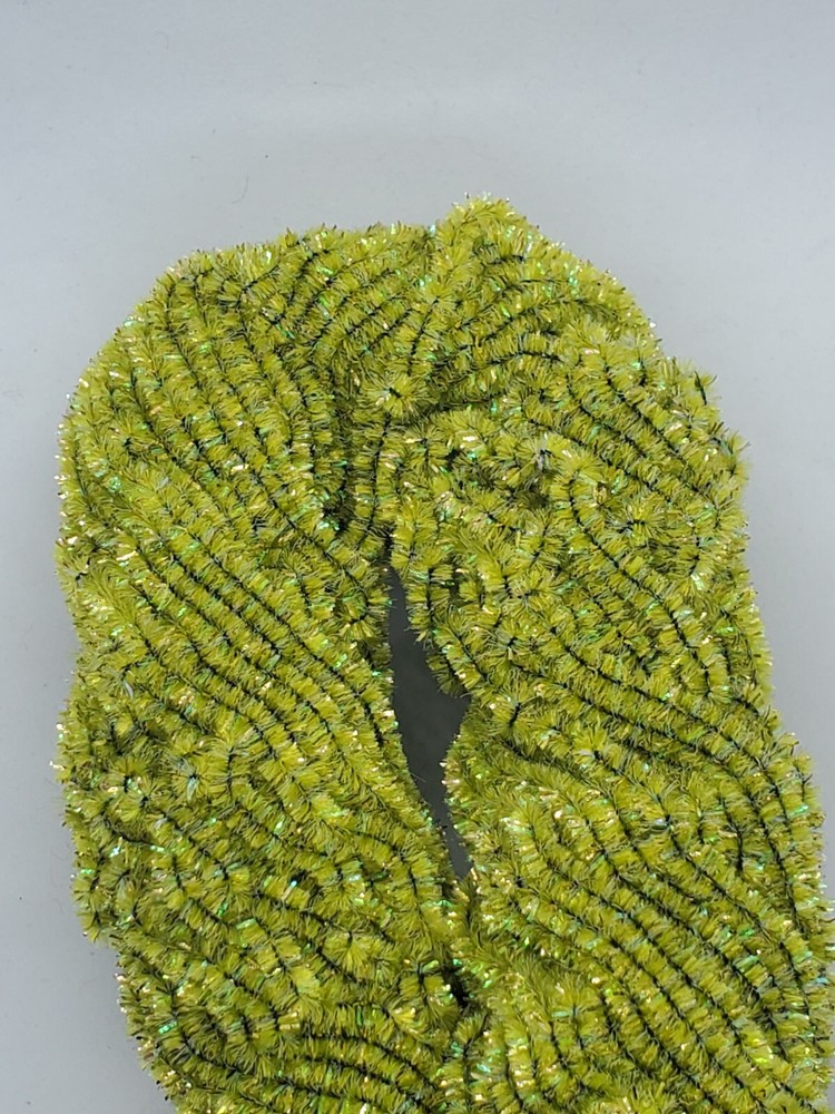 FOOL'S GOLD New Age Chenille 5 Yard Pack Size #2 Medium Fly & Jig Tying