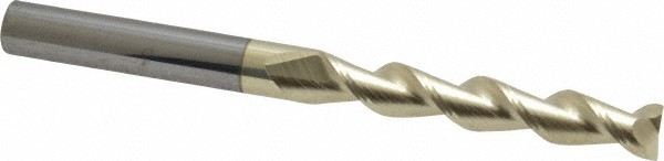 Accupro 1/4", 1-1/2" LOC, 1/4" Shank, 3" OAL, 2 Flute, Solid Carbide Square E...