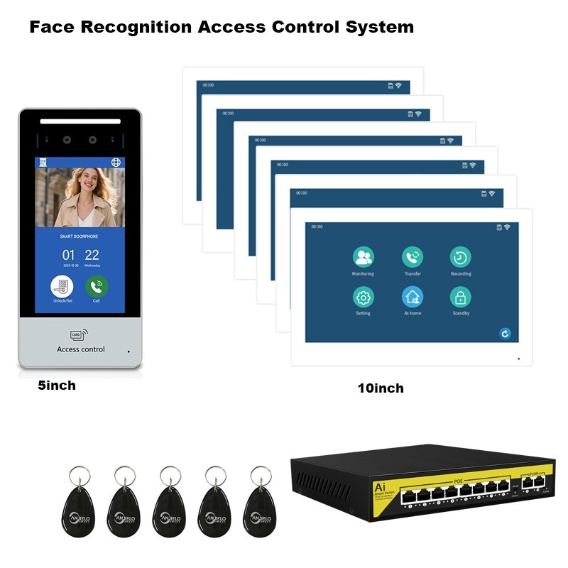 Face Recognition Access Control System,1-32 Unit Apartment Video Intercom System