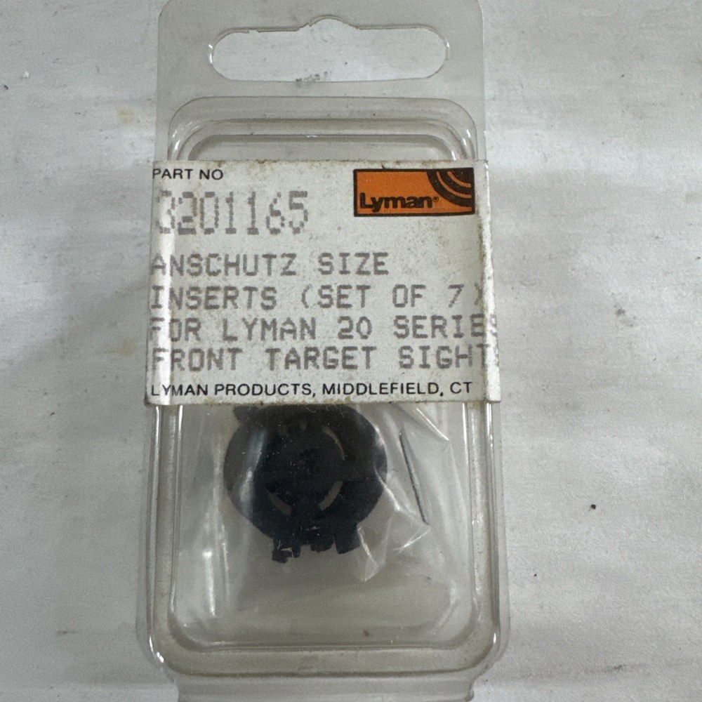 Lyman 20 Series Sight Inserts