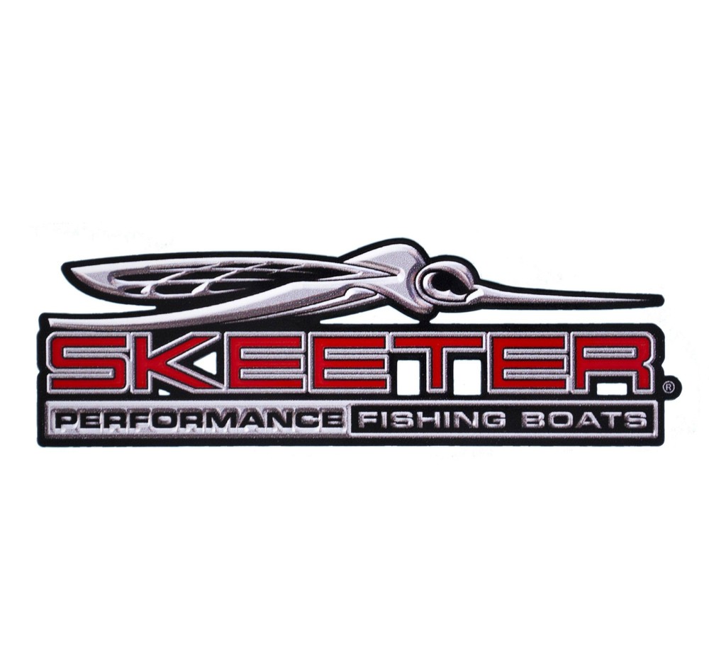 New Authentic Skeeter Domed Bug Emblem 12"