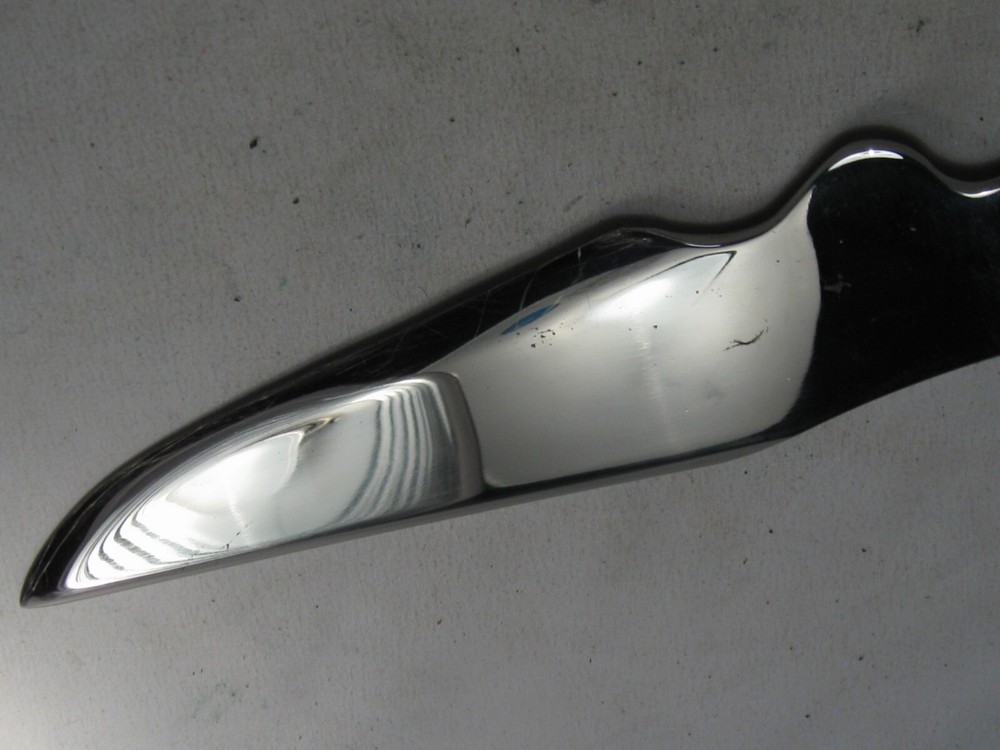 Large CUSTOM AT.K Fixed Blade Knife w/ Sheath. #14