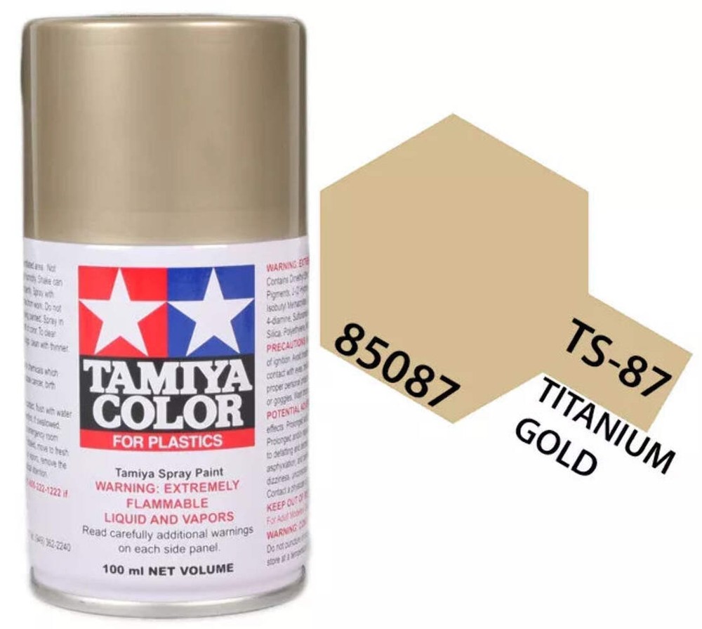 TS-87 Titanium Gold -Lacquer Spray Paint, 100ml