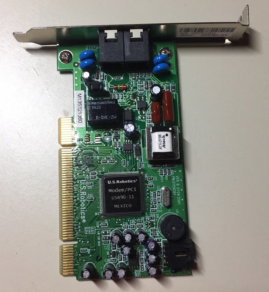 Vintage US Robotics Modem/PCI USR90-11 Modem Card