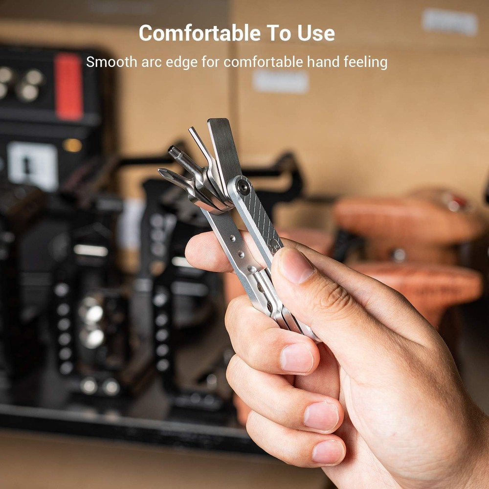 Folding Tool Set with Screwdrivers and Hex Key Wrenches, Seven Functional Too...
