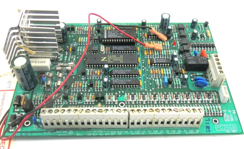 DCS Digital Security System PC2550 Alarm System Board Only Untested