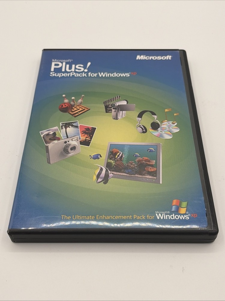 Microsoft Plus! SuperPack for Windows XP w/Product Key 2 Discs