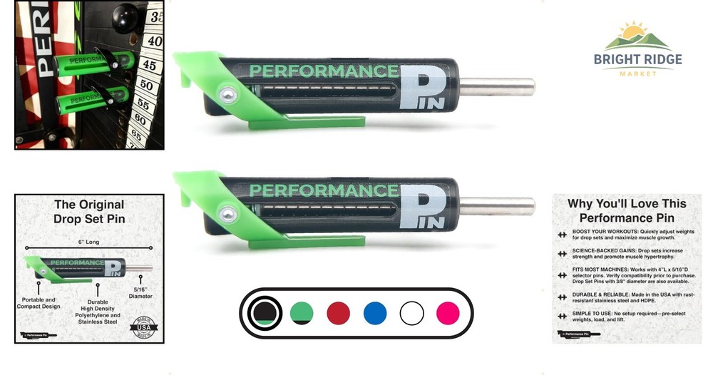 Gym Accessory Drop Set Pins, Instant Weight Transition for Enhanced Workouts