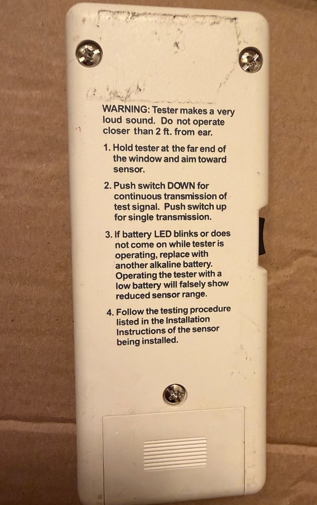 Interlogix Shatter Series Tester 5709C