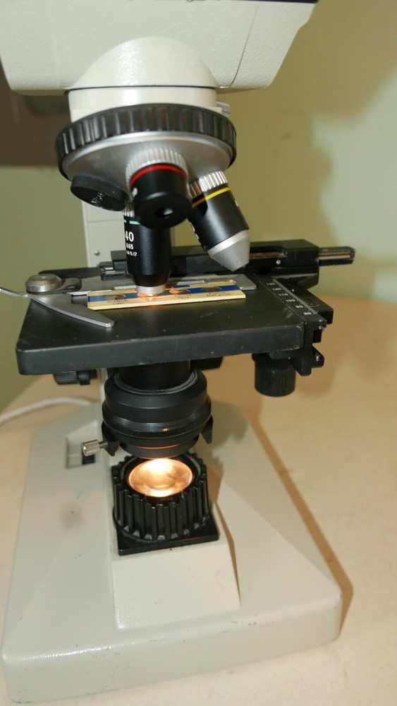 Nikon YS-T Microscope + 3 Objectives Fine Focus Issue so AS IS YS