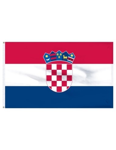 Croatia 3' x 5' Indoor Polyester Flag