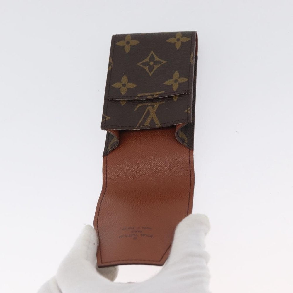 LOUIS VUITTON Monogram Etui Cigarette Case M63024 LV Auth BA11020